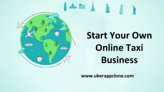 Start Your Own Online Taxi Business
