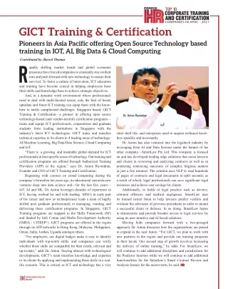 corporate training and certification