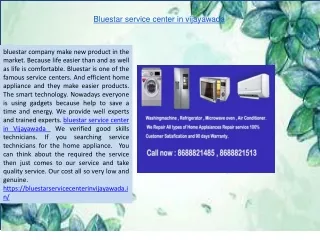 bluestar service center in vijayawada