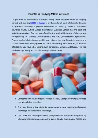 Benefits of Studying MBBS in Europe (2)