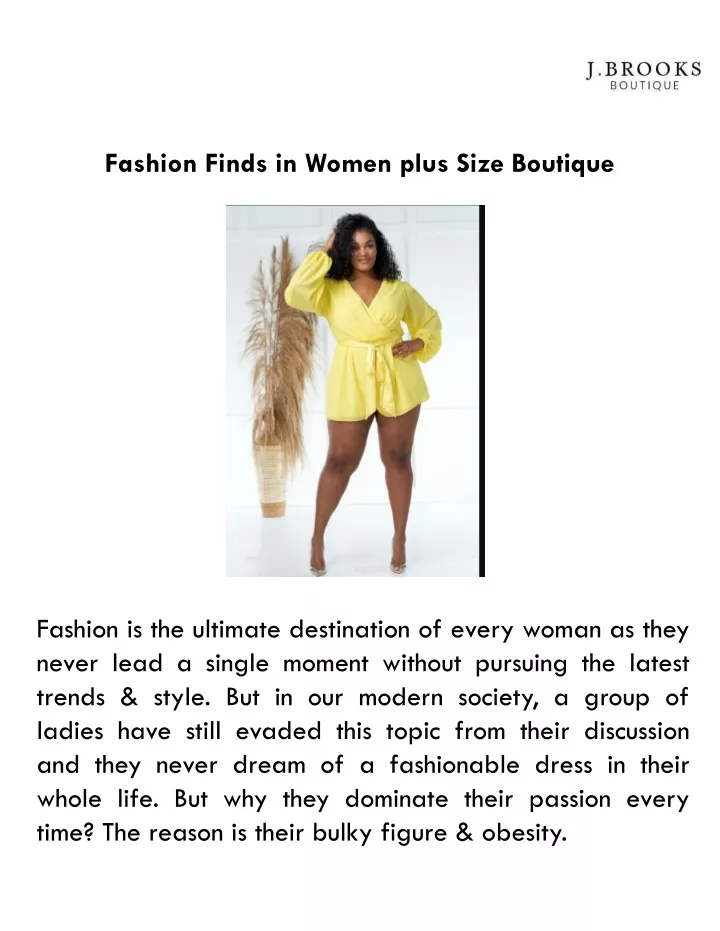 fashion finds in women plus size boutique