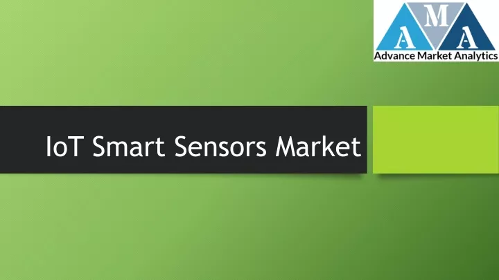 iot smart sensors market