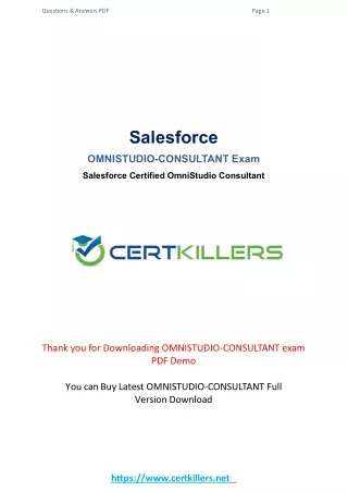 OmniStudio-Consultant Online Certification