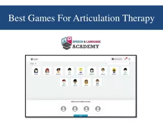 Best Games For Articulation Therapy