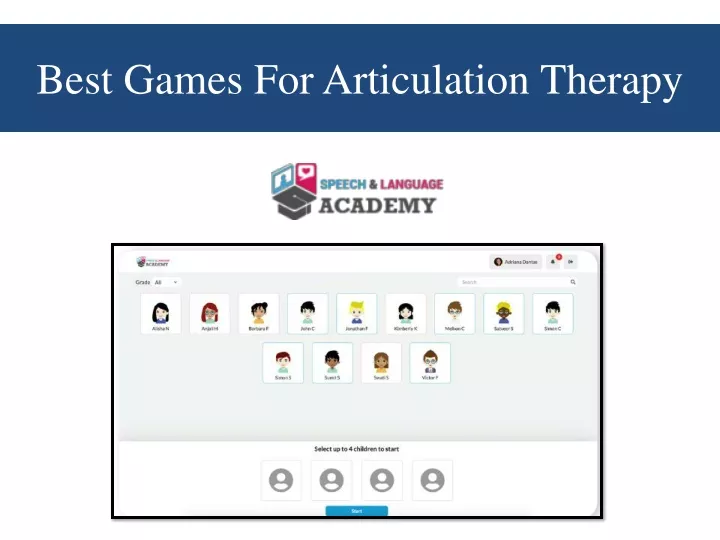 best games for articulation therapy