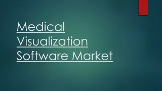 Medical Visualization Software Market