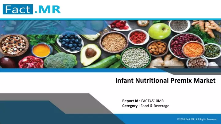 infant nutritional premix market