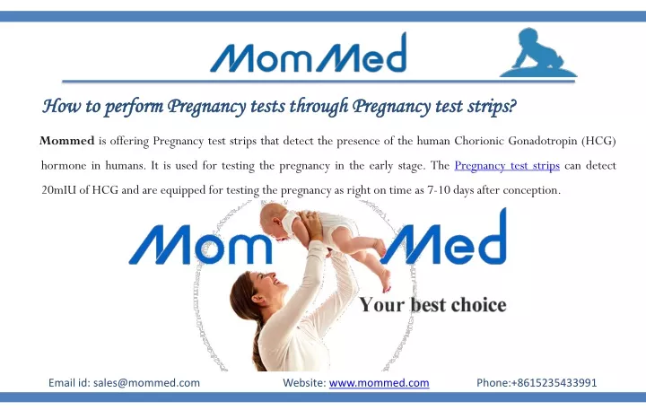 how to perform pregnancy tests through pregnancy