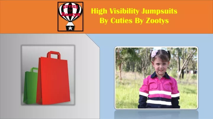 high visibility jumpsuits by cuties by zootys