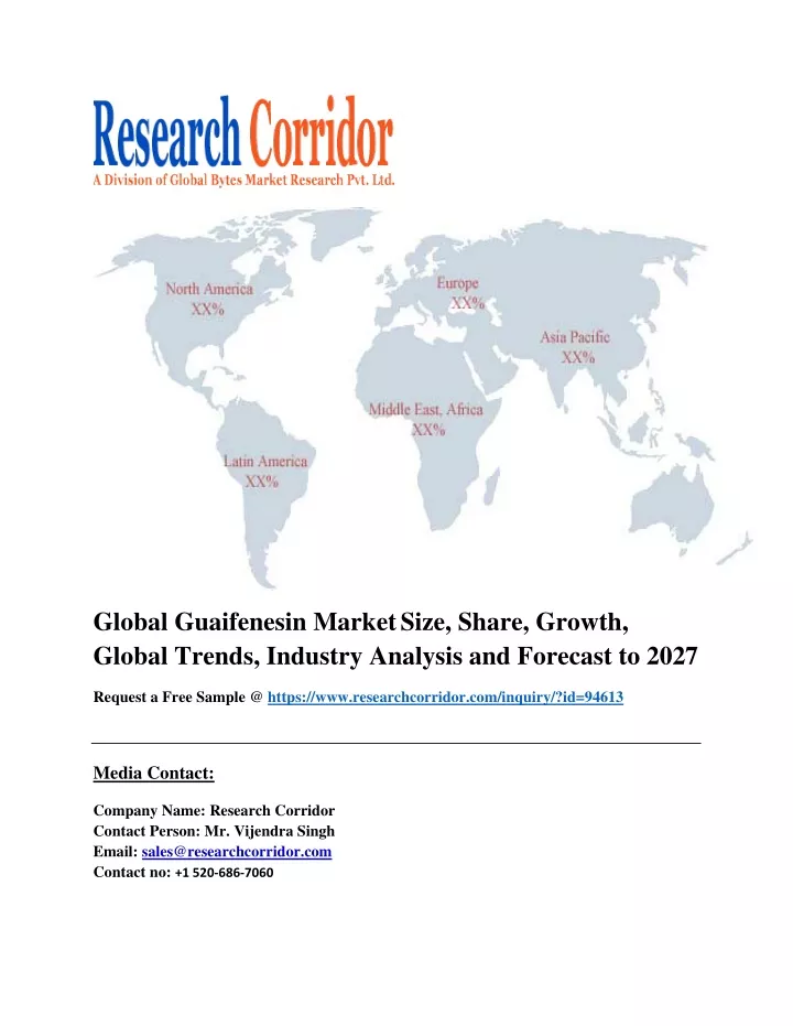 global guaifenesin market size share growth