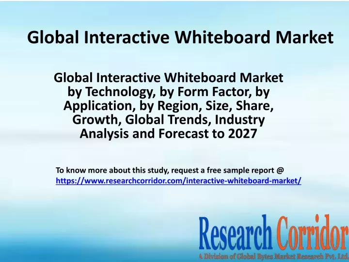 global interactive whiteboard market