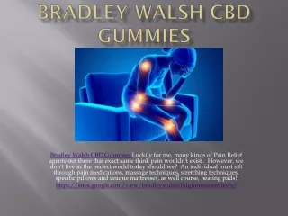 bradley walsh cbd gummies luckily for me many
