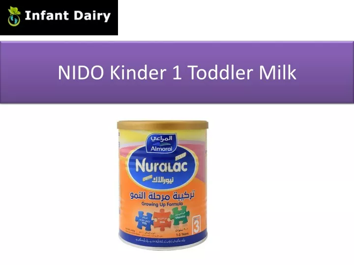 nido kinder 1 toddler milk