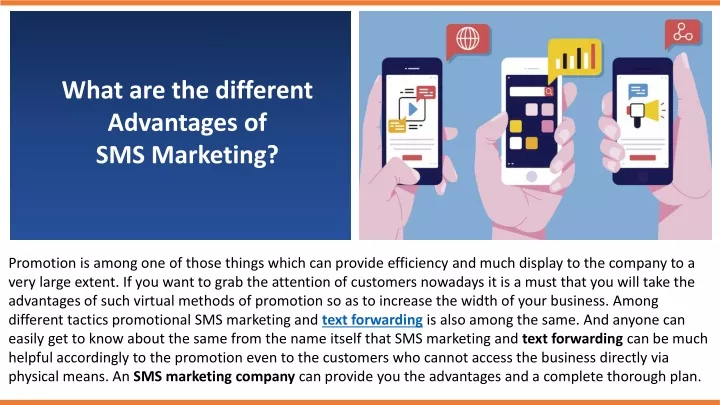 what are the different advantages of sms marketing