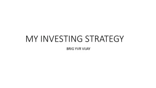 INVESTING STRATEGY