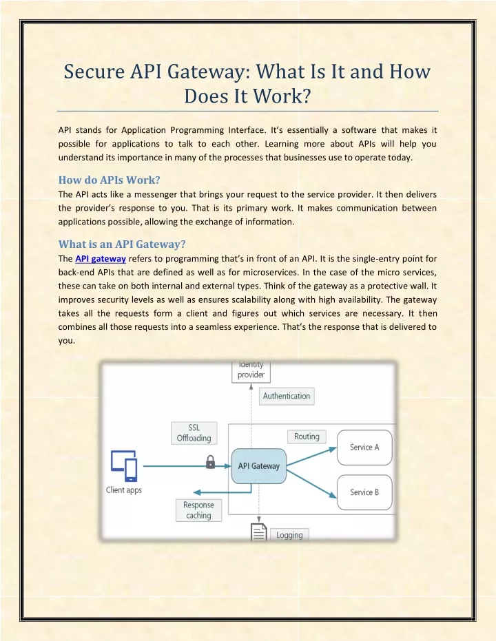 secure api gateway what is it and how does it work