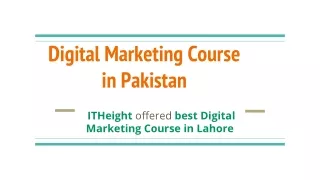 Digital Marketing Course