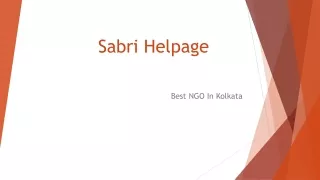 Sabri Helpage Volunteer