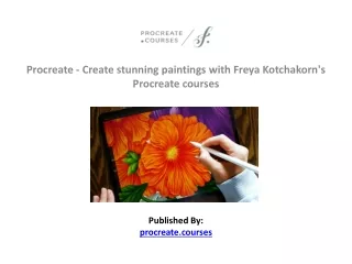 procreate create stunning paintings with freya kotchakorn s procreate courses