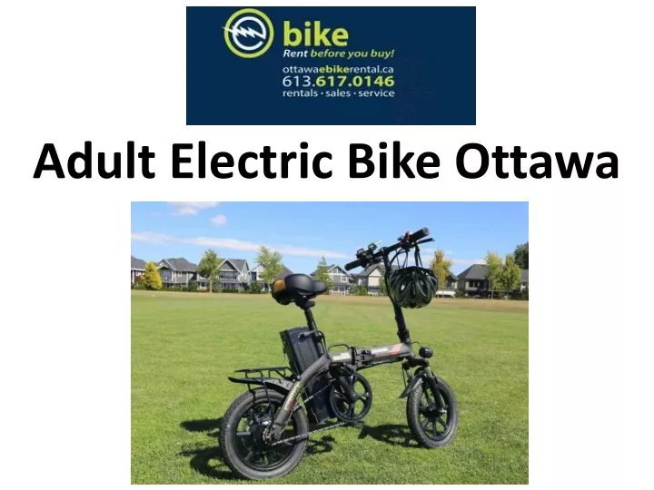 adult electric bike ottawa