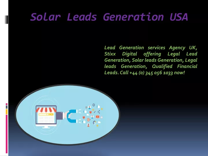 solar leads generation usa