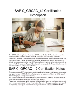 sap c grcac 12 certification description