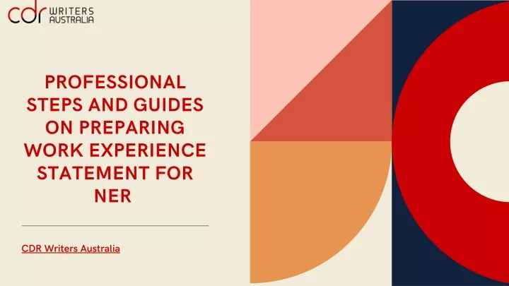 professional steps and guides on preparing work
