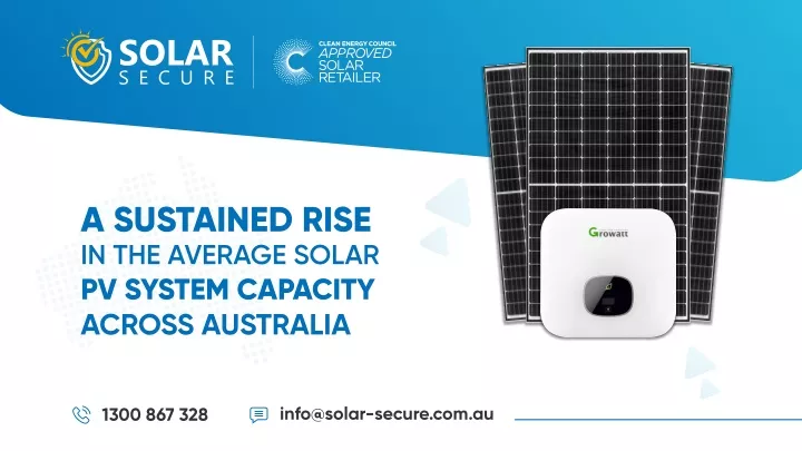 a sustained rise in the average solar pv system
