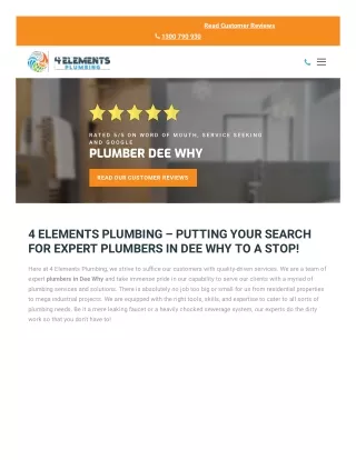 Plumber Dee Why