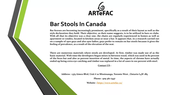 bar stools in canada