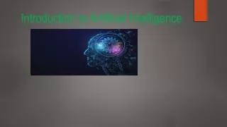 introduction to artificial intelligence