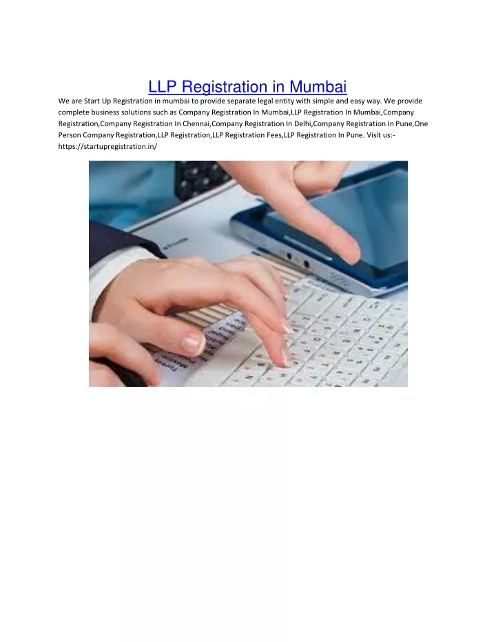 llp registration in mumbai we are start