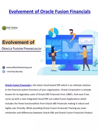 Evolvement of Oracle Fusion Financials