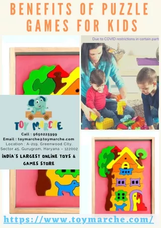 benefits of puzzle  games for kids