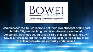 james coaches esl teachers to get their