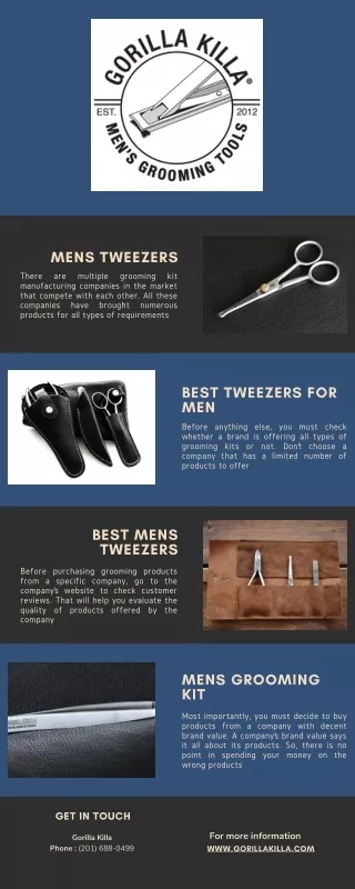 Best Mens Grooming Kit