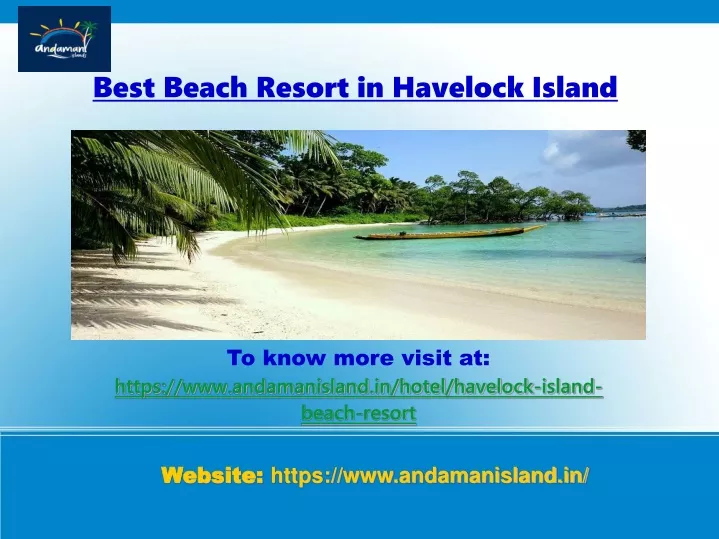 best beach resort in havelock island