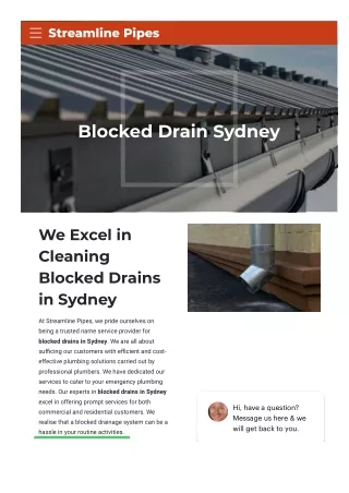 streamline pipes