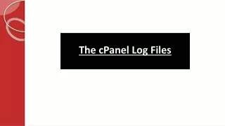 the cpanel log files
