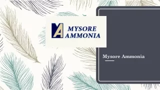mysore ammonia