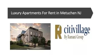 Luxury Apartments For Rent in Metuchen NJ