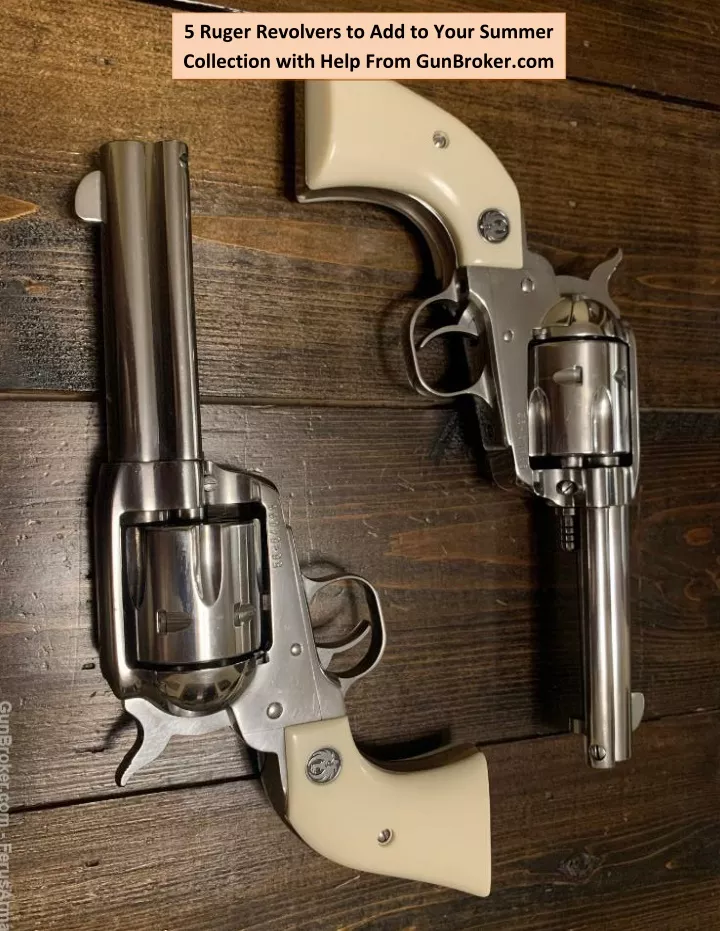 5 ruger revolvers to add to your summer