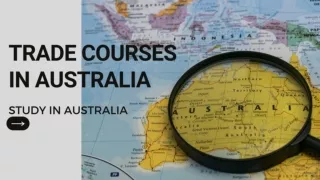Trade courses in Australia Study in Australia