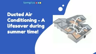 Ducted air conditioning Tempco