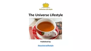 the universe lifestyle published