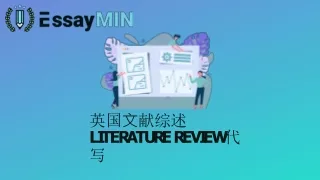 l i t e r a t u r e r e v i e w