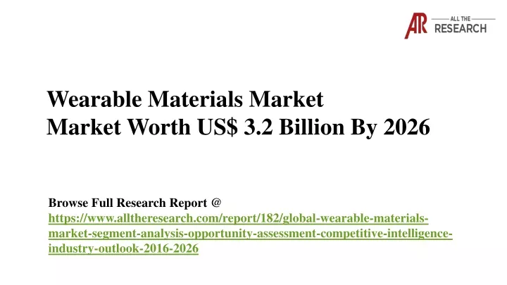 wearable materials market market worth