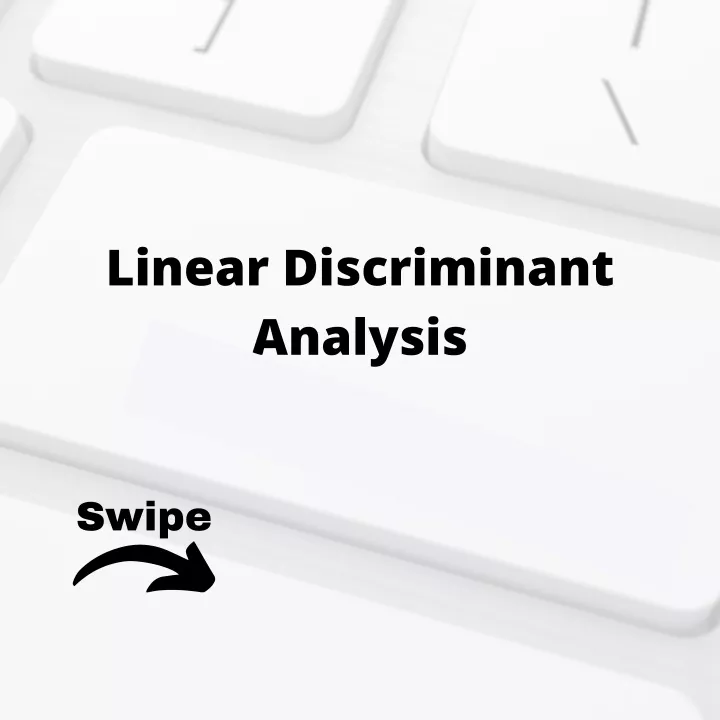 linear discriminant analysis