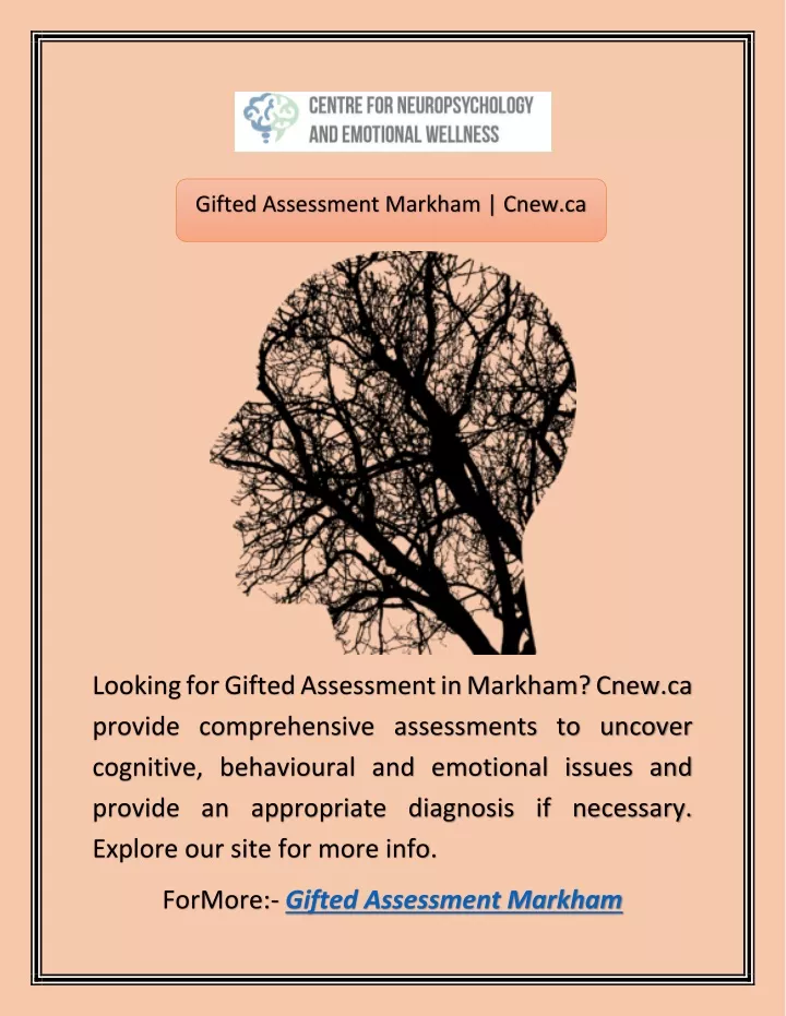 gifted assessment markham cnew ca