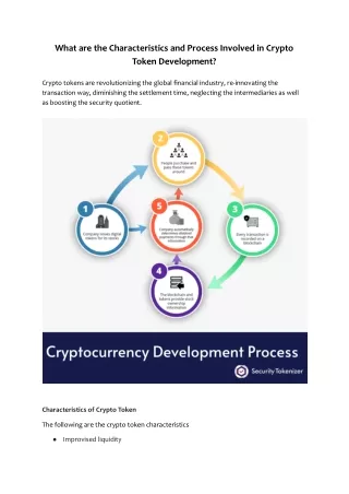 what are the characteristics and process involved